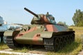 MOSCOW REGION, RUSSIA - JULY 30, 2006: Soviet tank T-341941 in Royalty Free Stock Photo