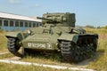 MOSCOW REGION, RUSSIA - JULY 30, 2006: Valentine Tank in the Tan