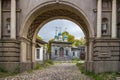 Moscow, Moscow Region, Russia, old street, historical buildings on the oldest street - a landmark of Moscow