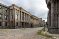 Moscow, Moscow Region, Russia, old street, historical buildings on the oldest street - a landmark of Moscow