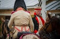 MOSCOW REGION - SEPTEMBER 06: Historical reenactment battle of Borodino at its 203 anniversary.