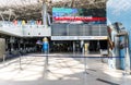 Moscow region, Vnukovo, Russia - May 29, 2020: Terminal A of Vnukovo International Airport, Empty airport during COVID Royalty Free Stock Photo