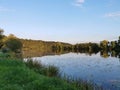 Moscow river, autumn, nature, Arkhangelskoe, Russia, Krasnogorsk