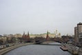 Moscow river and Kremlin