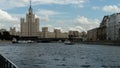 Moscow river Royalty Free Stock Photo