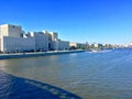 Moscow River by the Gorky Park, Russia