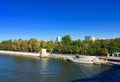 Moscow River by the Gorky Park, Russia