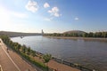 Moscow river and Vorobievskaya embankment. Moscow