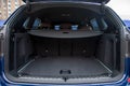 Moscow, Rusia - December 7, 2019: empty roomy open trunk of a premium new crossover BMW X 3 m-series, copy space, close up, soft Royalty Free Stock Photo