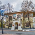 Moscow, Russia, April 30, 2020: building of the house-museum of Maxim Gorky Art Nouveau style, architect Fedor Shekhtel, 1900-1903