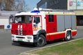 Fire truck at ENEA in Moscow, Russia Royalty Free Stock Photo