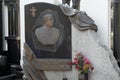 The grave of Colonel-General of the militia Pyotr Latyshev at the Troekurovsky cemetery in Moscow