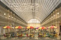 Moscow, Russia- April 20 , 2024 : the interior view of the State Department Store GUM in Moscow