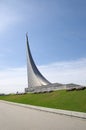 Monument to the Conquerors of space in Moscow, Russia Royalty Free Stock Photo
