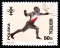 Fencing, 21 Olympic Games, Montreal, Canada, circa 1976
