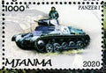Panzer I, Myanmar serie, circa 2020 Royalty Free Stock Photo