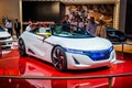 MOSCOW, RUSSIA - AUG 2012: HONDA EV-STER CONCEPT presented as wo