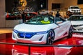 MOSCOW, RUSSIA - AUG 2012: HONDA EV-STER CONCEPT presented as wo