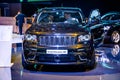 MOSCOW, RUSSIA - AUG 2012: JEEP GRAND CHEROKEE SRT presented as