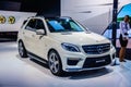 MOSCOW, RUSSIA - AUG 2012: MERCEDES-BENZ M-CLASS AMG W166 presented as world premiere at the 16th MIAS Moscow International