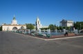 Fountain `Stone flower` at VDNH in Moscow, Russia