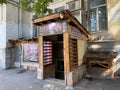 Moscow, Russia, August,28, 2021. Magic shop on Maroseyka Street in Moscow