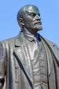 Moscow, Russia - August 01, 2018: Monument to Vladimir Lenin on Main alley on Exhibition of Achievements of National Economy VDNH Royalty Free Stock Photo