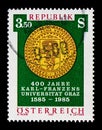 Karl Franzens University, Graz, 400th anniversary, serie, circa 1985