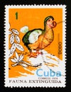 Dodo Raphus cucullatus, Extinct birds serie, circa 1974