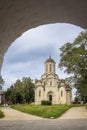 View of Spaso-Andronikov Monastery of Saviour is former monastery on the bank of the Yauza River Royalty Free Stock Photo