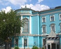 MOSCOW, RUSSIA. Building of the State art gallerery of Ilya Glazunov. The Russian text - Ilya Glazunov