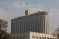 MOSCOW / RUSSIA - 20/04/2019 day shot of the House of the Government of the Russian Federation White House at the