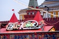 MOSCOW, RUSSIA - DEC 08, 2019. New Year 2019 and Christmas celebrations on Red Square