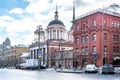 Moscow. Church of St. John the Divine in Novaya Square