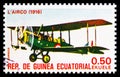 Postage stamp printed in Equatorial Guinea shows LÃ¢â¬â¢Airco, Planes serie, circa 1979