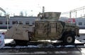 American armored vehicle `HMMWV M1151`, captured from terrorists in Syria