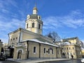 Moscow, Russia, February, 20, 2024. The Church of St. Nicholas the Wonderworker in the Bell Ringers Royalty Free Stock Photo