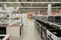 Moscow, Russia - February 02. 2016. cookers in Eldorado, large chain stores selling electronics Royalty Free Stock Photo