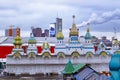 Moscow, Russia - February 23, 2022 :The iconic complex Kremlin in Izmailovo aka Izmailovskiy Kremlin, a cultural center