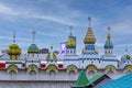 Moscow, Russia - February 23, 2022 :The iconic complex Kremlin in Izmailovo aka Izmailovskiy Kremlin, a cultural center