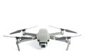 Moscow, Russia - February, 2020: Modern drone quadcopter DJI Mavic 2 Pro with a camera isolated on white background
