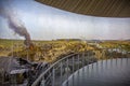 Panorama of the Battle of Borodino by artist Franz Roubaud. Moscow, Russia