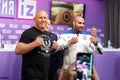 Moscow, Russia. February 20, 2020. Press conference dedicated to the fight for the title between Sergey Kharitonov and Fernando