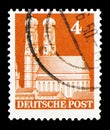 Munich Cathedral, American and British Zone serie, circa 1949