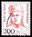 Bertha von Suttner (1843-1914), Austrian writer, Women in German History serie, circa 1991