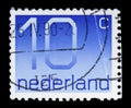 Numeral, 10 Dutch cents, Figure type 