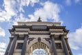 Historic Moscow Triumphal Gate, Russia Royalty Free Stock Photo