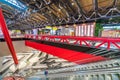 Moscow, Russia - 2020: interior of the Sheremetyevo International Airport Terminal