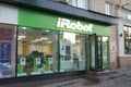 Irobot store entrance in Moscow city, opened