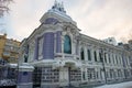 The building of the old mansion of Korobkov on Pyatnitskaya Street in Moscow Royalty Free Stock Photo